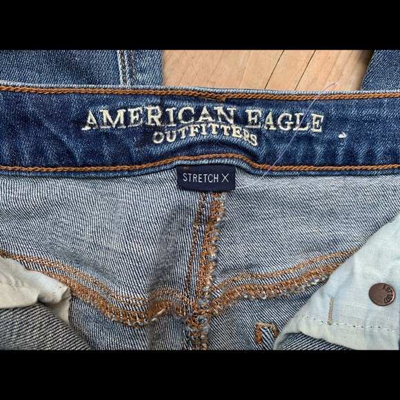 AE Vintage High Rise Slim Ripped & Cuffed Jeans - Picture 4 of 9